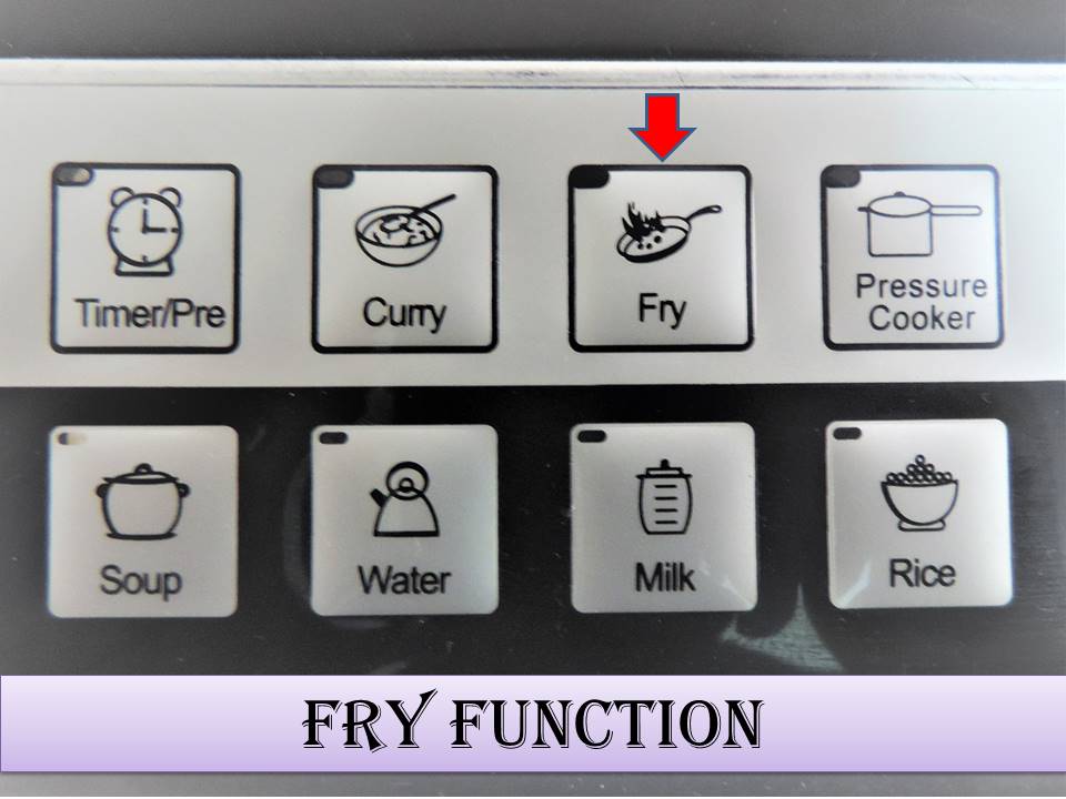 How to use the Induction Stove on Fry Mode