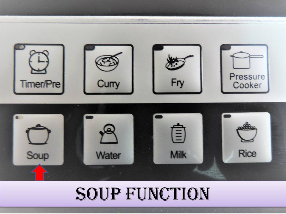 How to use the Induction Stove on Soup Mode