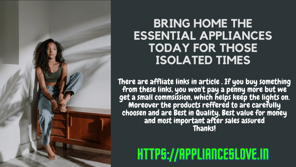 Home isolation appliances