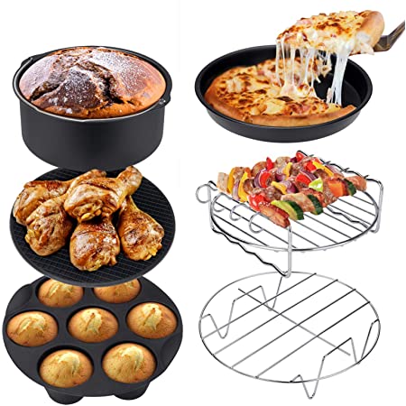 Cosori C158-6AC Accessories for 5.3 Qt Air Fryer - Set of 6 for sale online