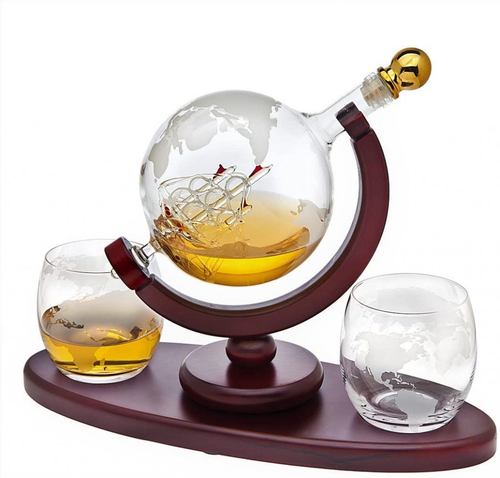whiskey decanter- Great Gift Ideas for Father's Day
